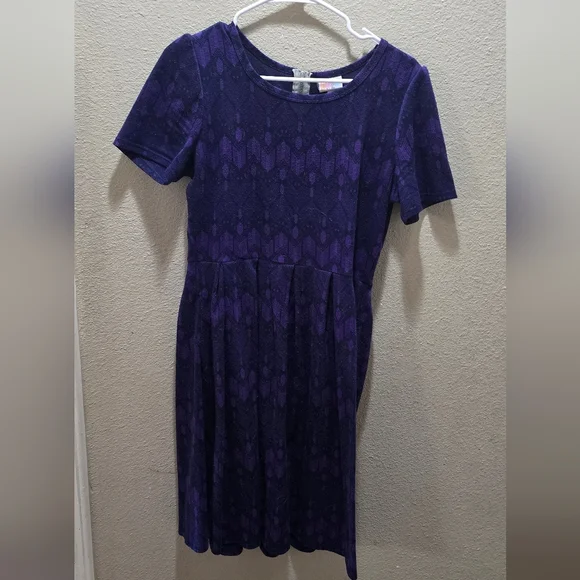 LuLaRoe | Dresses | Lularoe Deep Purple Dress | Poshmark